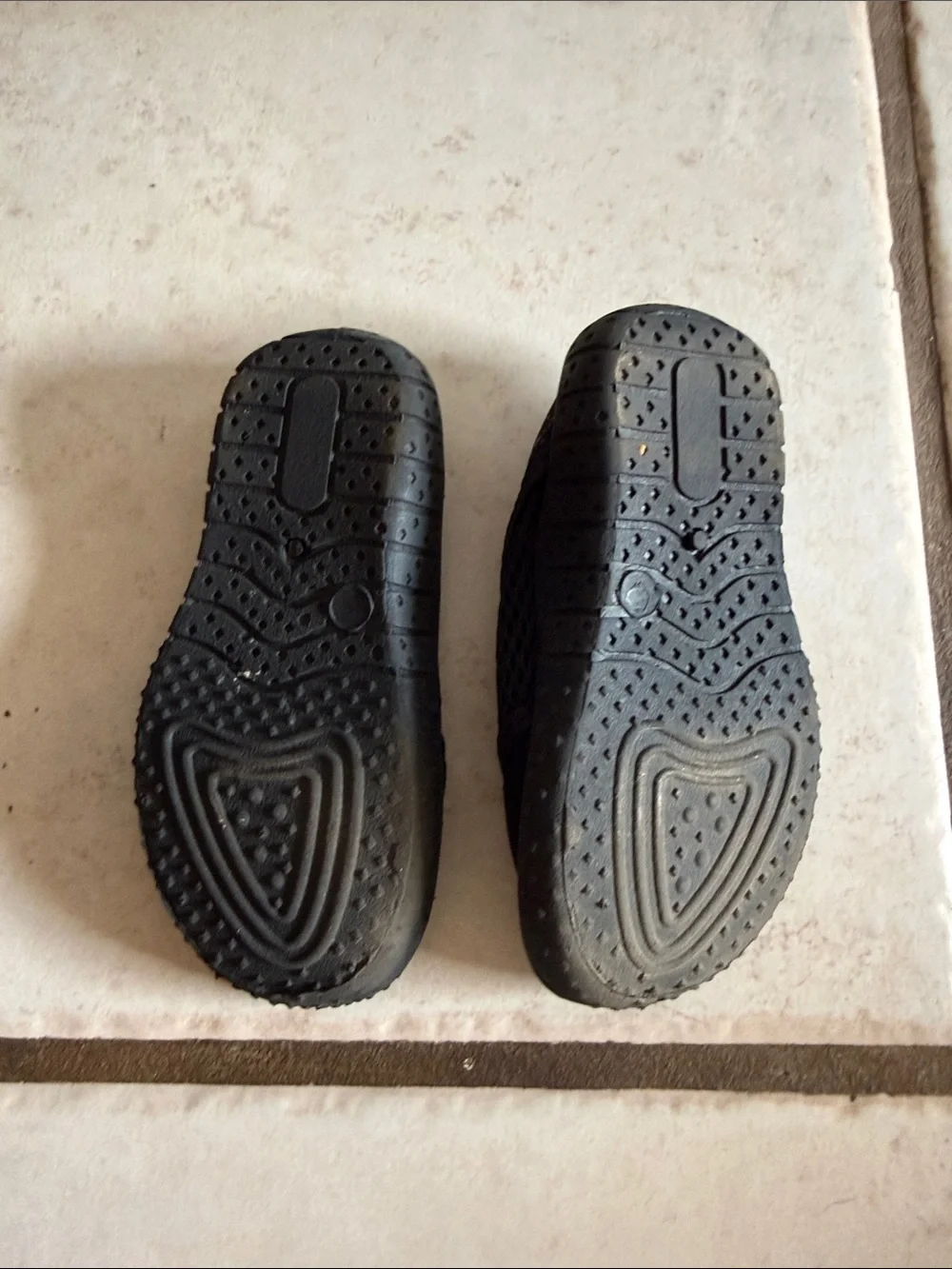 Buc-ees Black Slip-On Mesh Water Shoes for kids